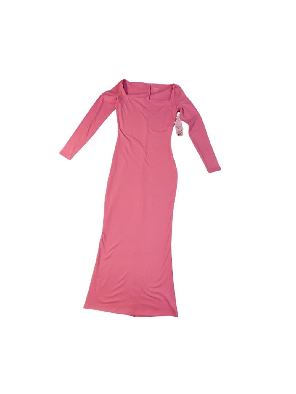 Wild Fable Pink Off-Shoulder Long-Sleeve Dress Stretchable fit Long sleeves XS